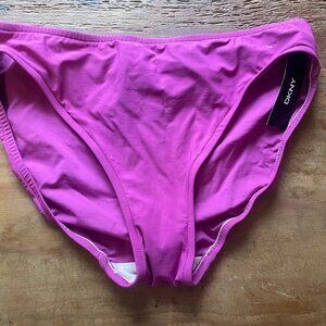 Vintage DKNY Swim Raspberry Pink Bikini Swimsuit Bottom in size 12
